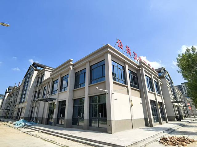 山东省济宁市嘉祥县公共卫生中心—鲁泰无机预涂板应用